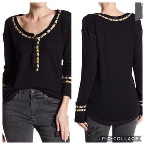 Free People Rainbow Thermal Sz XS